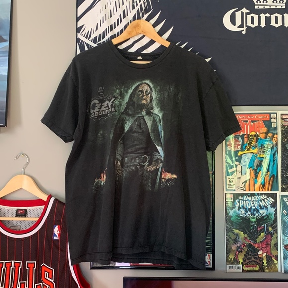 Vintage Ozzy Osbourne Black Rain 2007 Tour T-shirt - Picture 1 of 7
